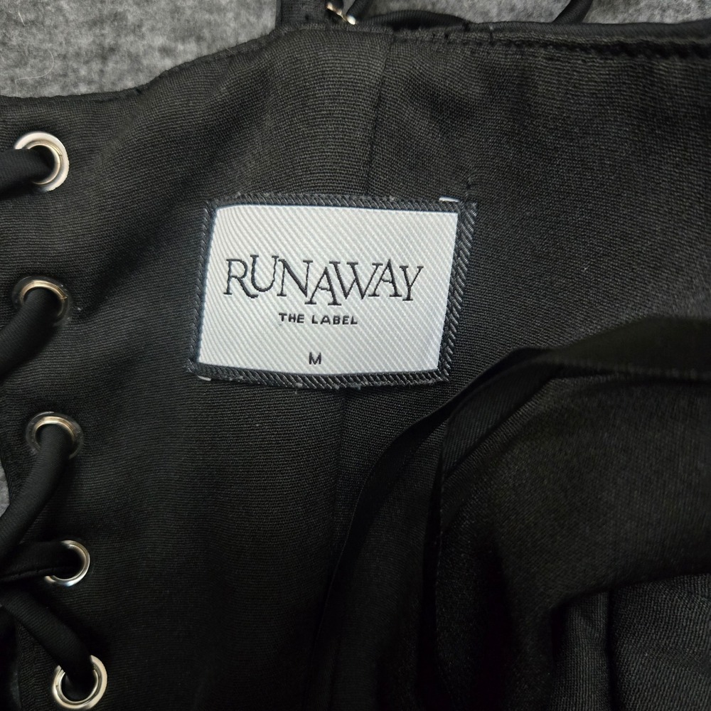 Runaway The Label Corset Dress Medium Romantic Goth Regency Drop Waist Milkmaid - Picture 5 of 12